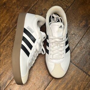 Adidas White and Black Sneakers